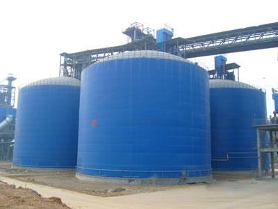 盐山水泥钢板库改造