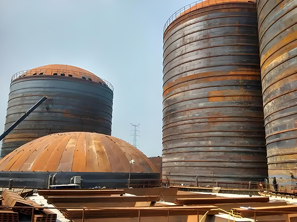 盐山焦粉钢板仓